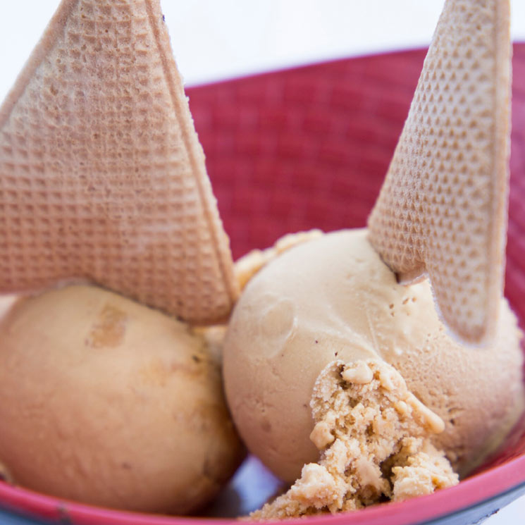 Helado de turrón de Jijona