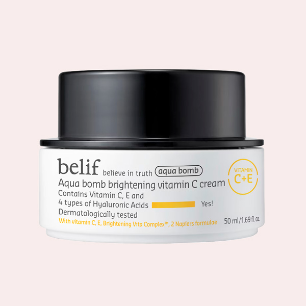 Belif Aqua bomb brightening vitamin C cream Crema Facial