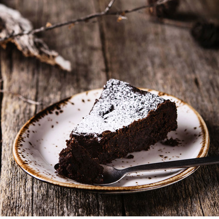 Pastel de chocolate con aceite de oliva