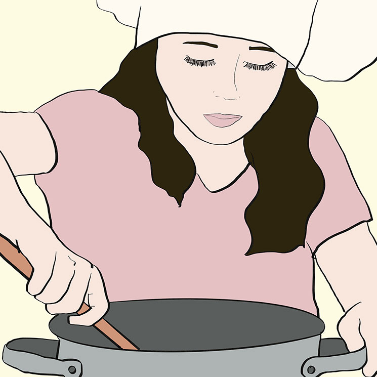 Ilustración de niños cocineros