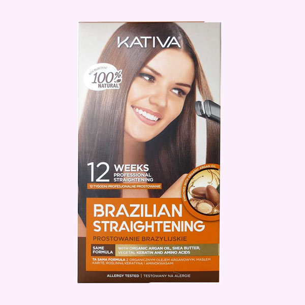 Kit de alisado brasileño Kativa para pelo normal
